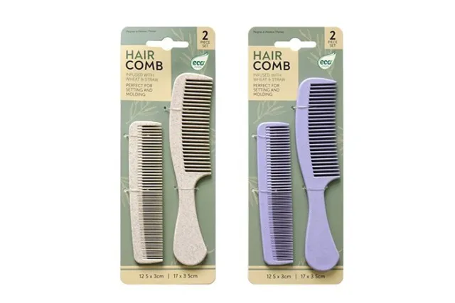 Hair Comb Mens Womens Barber Pocket Travel Salon Hairdresser Brush Plastic AU