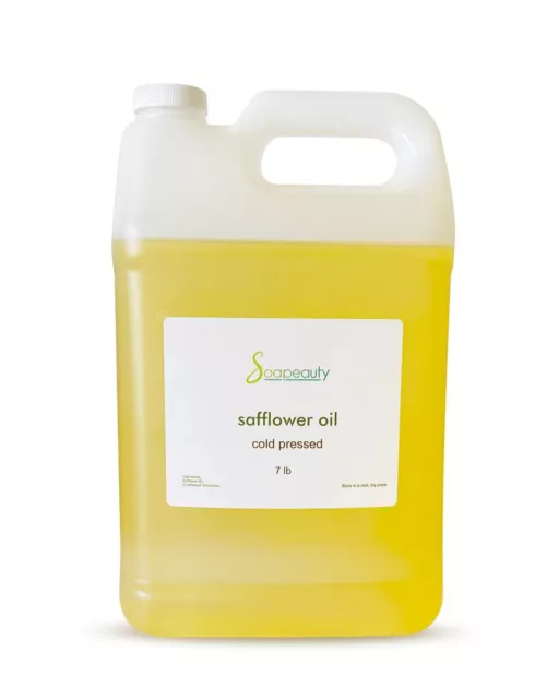 Safflower Oil High Oleic Cold Pressed Premium Natural 100% Pure 7 Lb