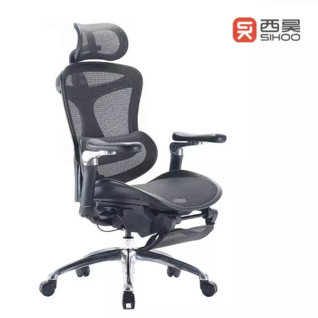 SIHOO A3 Doro C300 Ergonomics Executive Office Chair with Footrest Black Generic