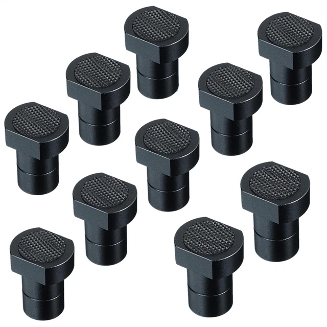 10Pcs Bench Dog with Non-Slip Pad Table Stop Woodworking Accessories B7S33625