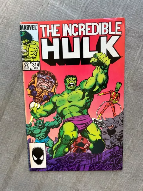 The Incredible Hulk Volume 1 N°314 Vo En Très Bon État / Very Fine