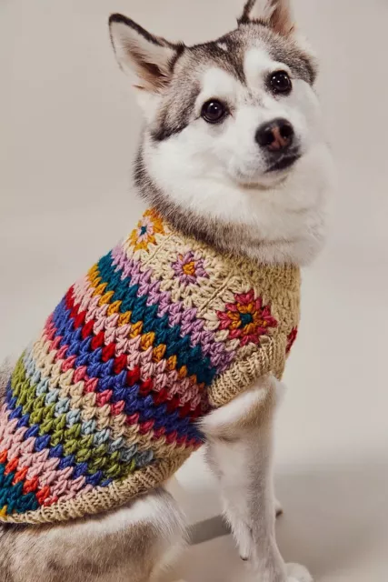 Free People Woodstock Pet Jumper Sweater Dog RRP £80