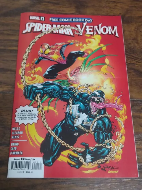 Spider-man Venom Free Comic Book Day FCBD 2023 #1 Marvel Comics