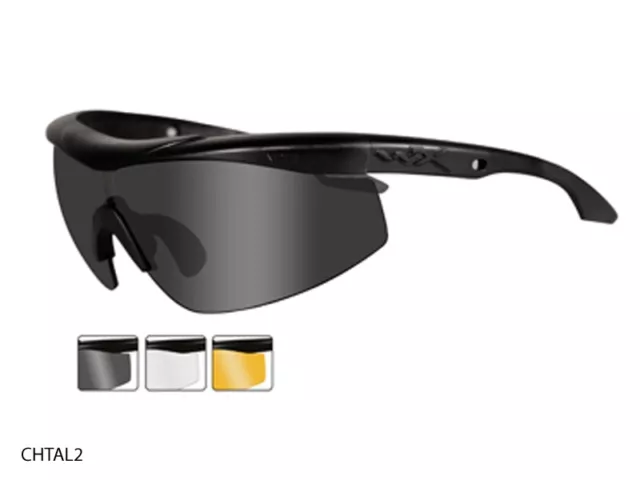 Wiley X Talon Sunglasses w/High Velocity Protection Changeable Series CHTAL2RX