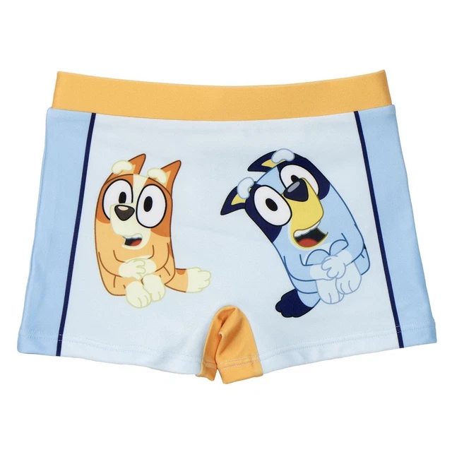 Maillot De Bain Une Pièce Garçon Bluey - Combinaison Piscine Enfant Avec Fermeture Éclair