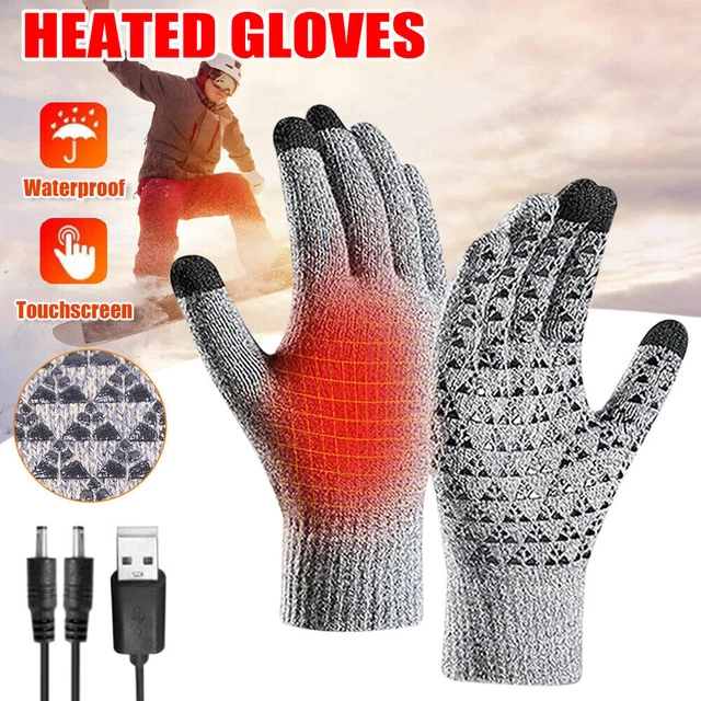 Gants chauffants USB chauffe-mains thermique électrique pour le travail de