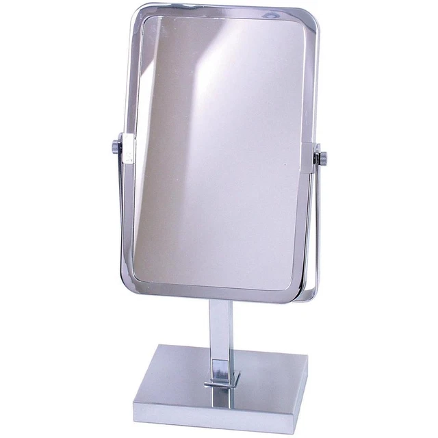 Comoy Square Mirror On Stand (Chrome)