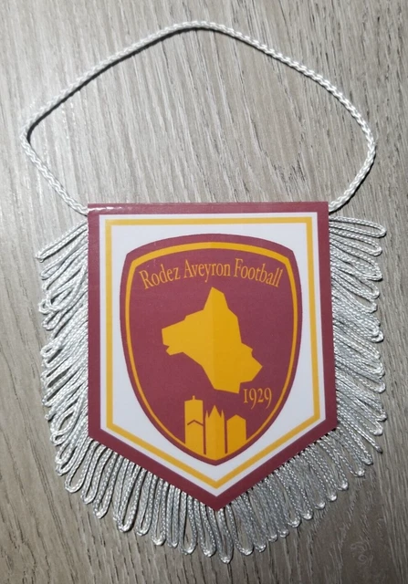 Fanion Officiel RAF RODEZ AVEYRON FOOT - Wimpel Pennant - Club Français