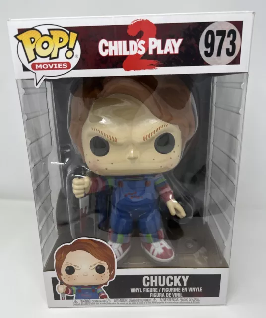 Funko POP! Movies Chucky 10 Jumbo pop Vinyl Figure #973 Child's Play 2.