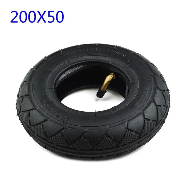 Camera D'Aria 200x50 (8x2 Pollici) Con Stelo Piegato – Per Scooter Elettrico Razor / Dune Buggy