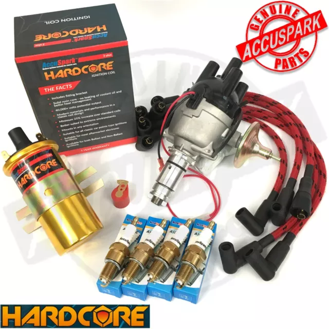 MGB Chrome Bumper HARDCORE Ignition Pack  From AccuSpark - Includes NEW HC Coil