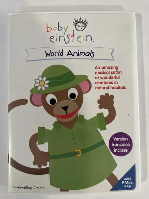 Baby Einstein: World Animals (DVD, 2002) Free CA Shipping