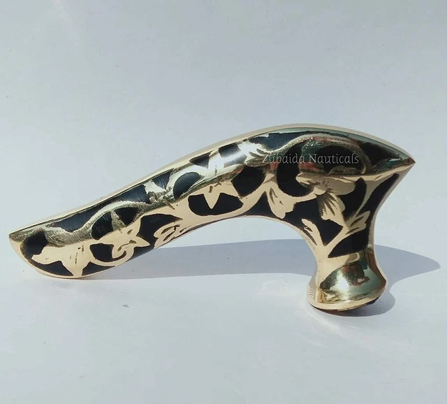 Best Brass Head Handle Only For Vintage Wooden Walking Stick Cane Victorian Gift