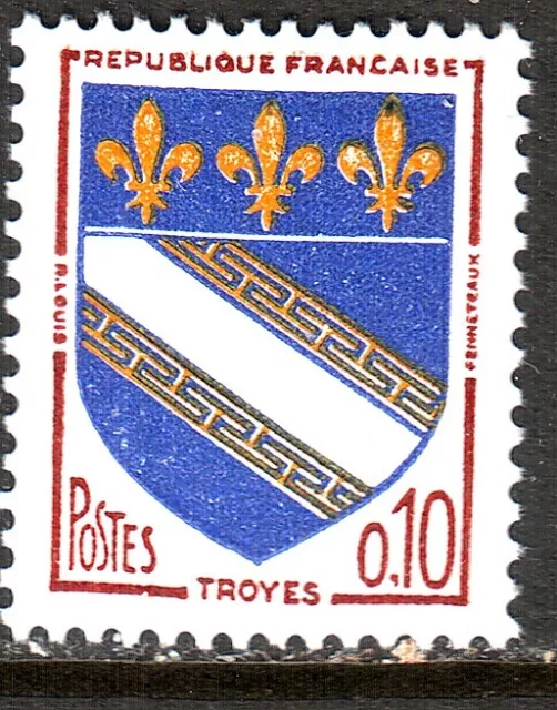 FRANCE TIMBRE N° Y&T 1353 " Troyes " NEUF**