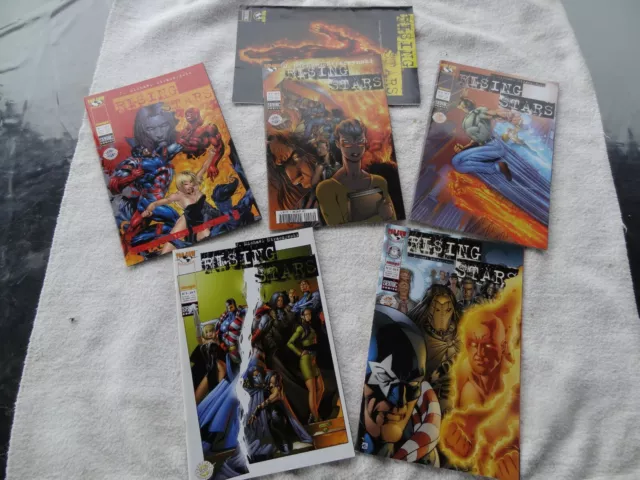 RISING STARS - Top Cow - Image - SEMIC - lot de 9 comics + cadeaux