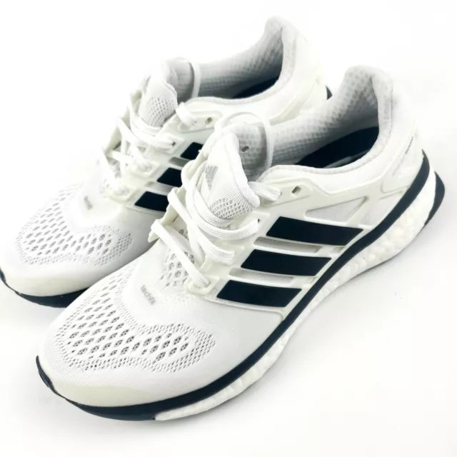 ADIDAS WOMEN'S ENERGY BOOST 2 ESM miCoach White Black Running Sneakers PicClick