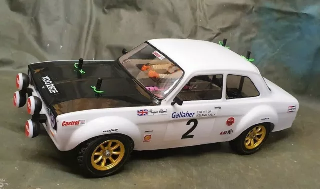 Ford Escort Mk 1 LEXAN DECAL 257 Rally Cross Touring Car body Kamtec Drift 1:10