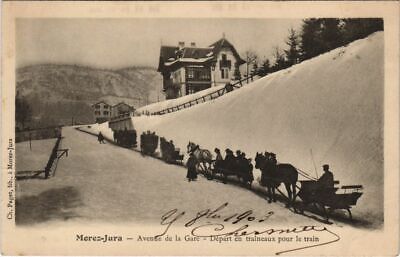 Jura CPA Environ de MOREZ – Départ pour le concourt de Skis 