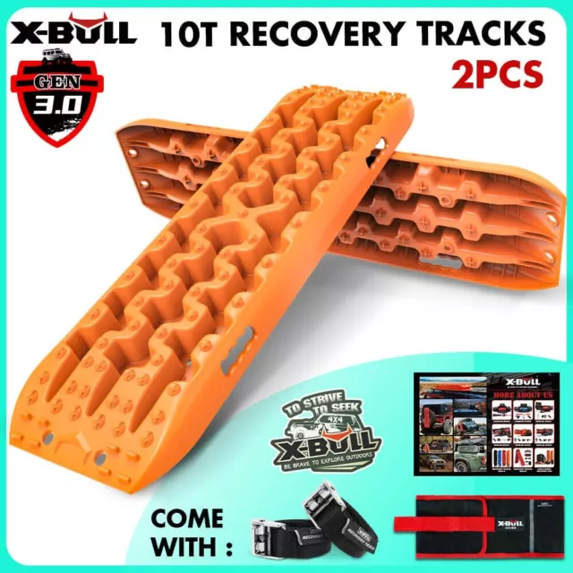 X-BULL 4x4 Recovery Tracks Traction Boards Sand Snow Mud Truck 4WD Off-road Car