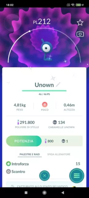 ✨Shiny Unown O Lvl 40CP - Pokémon Go - Registered or 30 Day Trade✨