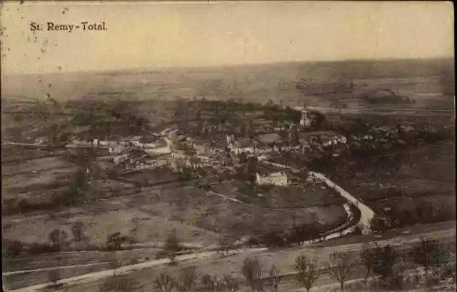 1915 Feldpost-AK & Stempel 121 Inf.Div. auf AK St. Remy Westfront 1. Weltkrieg