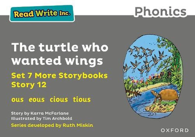 READ WRITE INC. Phonics: The turtle who wanted wings (Grey Set 7A ...