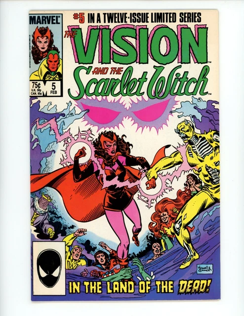 Vision and the Scarlet Witch #5 Comic Book 1986 VF- Marvel Comics