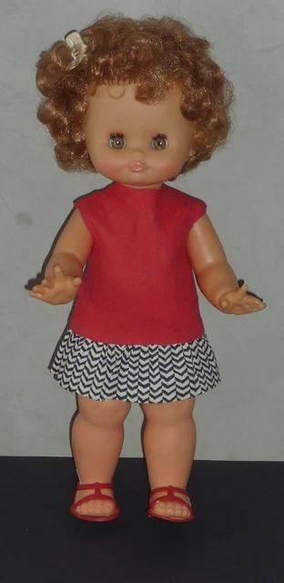 Poupée Raynal Monica Noire 1971 Vintage 45 Cm France