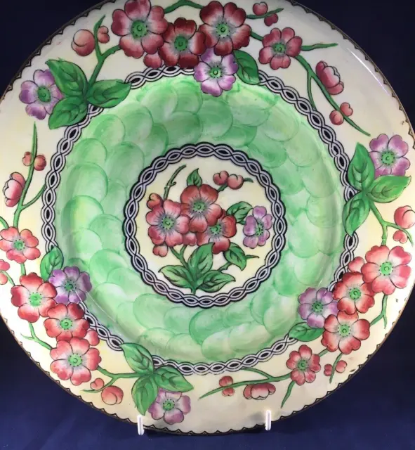 Maling Lustre Ware Newcastle May-Bloom Serving Plate Platter Charger 29cm