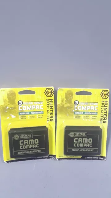 Hunters Specialties Camo Compac 4 Color Woodland Makeup Kit