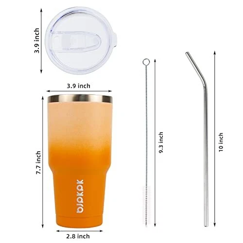 30Oz Stainless Steel Vacuum Insulated Tumbler Set Double Wall Travel Mug Coffee 4