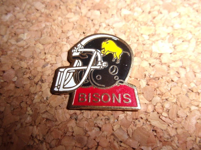 Pin's⁢ casque Football Américain⁣ Bisons Besançon