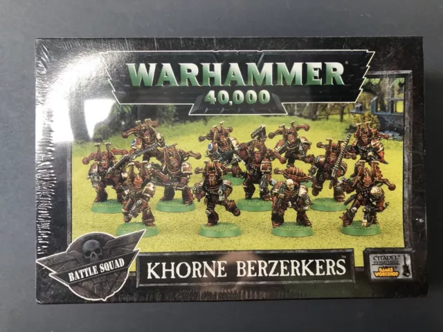 Warhammer 40k Khorne Berzerkers - New in Shrink Wrap