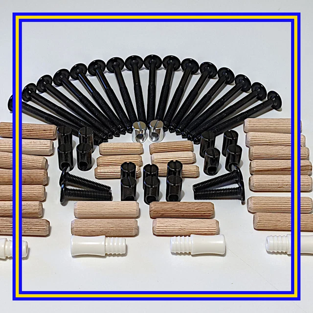 IKEA SUNDVIK EXTENDABLE Cot Bed Crib complete set screws & fixings