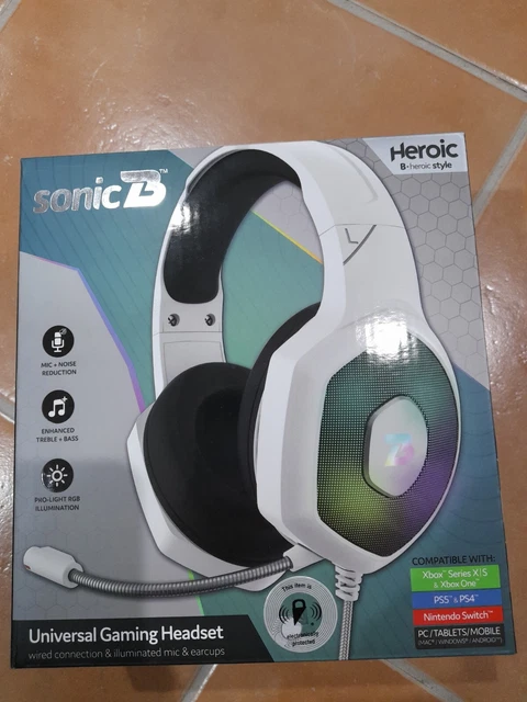 SONIC B HEROIC Wired universal Gaming Headset 32.99 PicClick AU