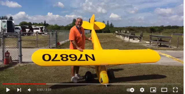 1/3 Scale Piper Cub, 12ft Giant Scale RC Airplane Printed Plans 1/3 Scale Piper Cub, 12ft Giant Scale RC Airplane Printed Plans