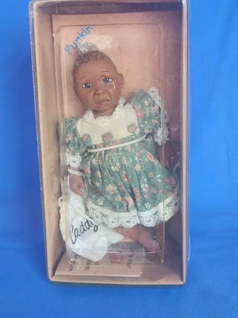 Vintage Daddy's Babies Baby Girl Doll P is for Punkin 1999