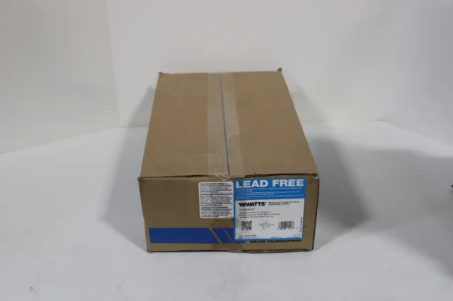 1" Watts Lf909-Qt Lead Free Reduced Pressure Zone Assembly Rpz New In Sealed Box
