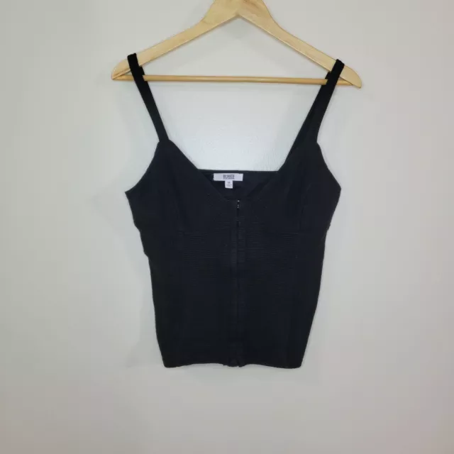 BB Dakota Black Corset Tank Top Size Medium 2