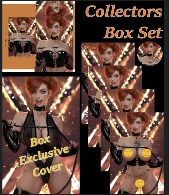 Power Hour #2 Preview Shikarii Maddy 5 Variant Cover Box Set Black Ops LTD