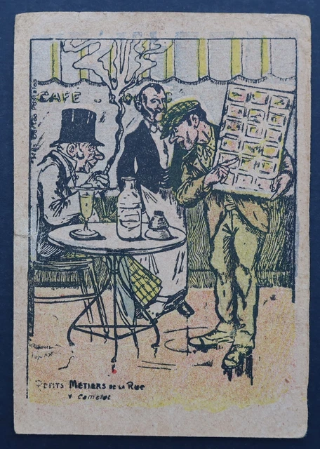 CPA Postcard Small Trades Street Camelot Absinthe Pyrogenic Coffee