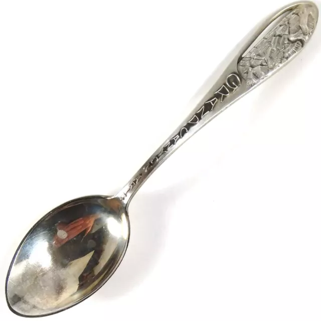 Vintage Grand Canyon Arizona Canyon Cliffs Cutout Sterling Silver Souvenir Spoon