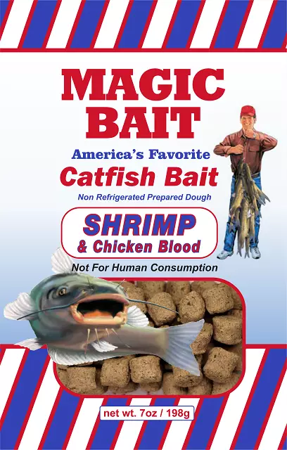 MAGIC BAIT 17-12 Cubed Catfish Bait 10 oz Shrimp & Chicken Blood