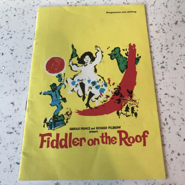 Fiddler on The Roof - Her Majesty's Theatre -  Programme - 1967