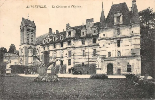 AMBLEVILLE - Le Château et l'Eglise
