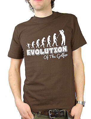 L'evoluzione del Giocatore di Golf T-Shirt-Divertente T-shirt Golf