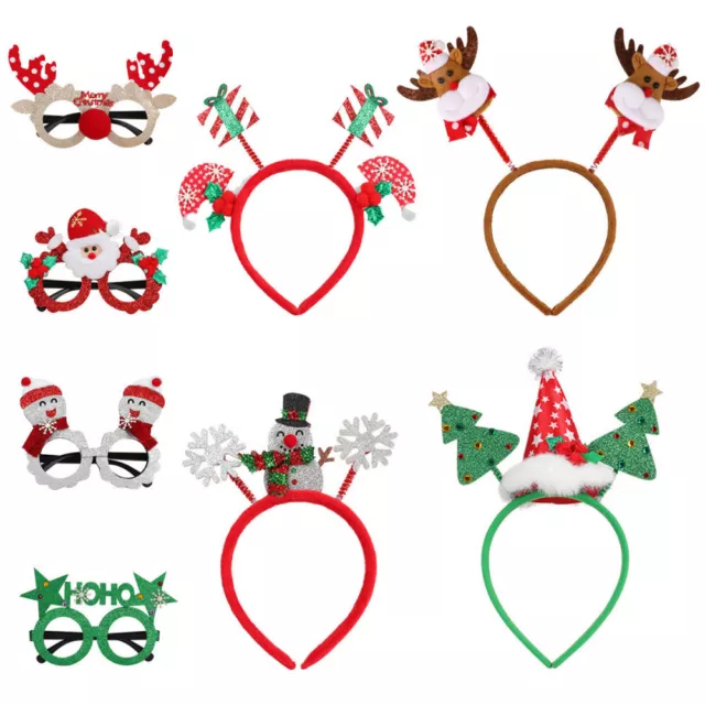 Christmas Glasses & Headbands for Xmas Party-SO