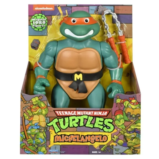 SALE! Teenage Mutant Ninja Turtles 12”Original Classic Michelangelo Giant Figure