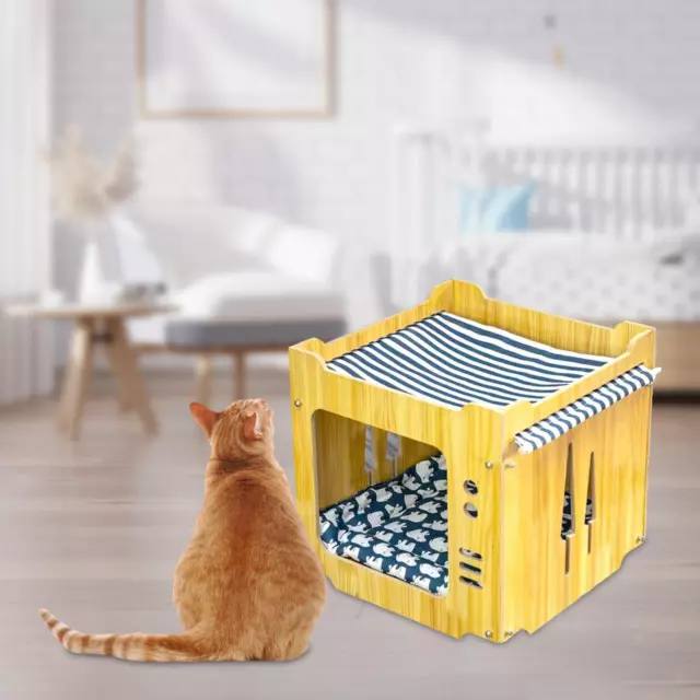 Cats Cube House Bed Hide Out Furniture Protection Scratching House for Bunny