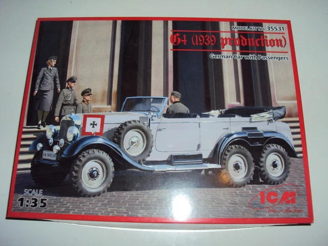 RARE – Kit Résine JMP France N°35 099 – Mercedes G4 1939 Militaire 1/35 – Neuf